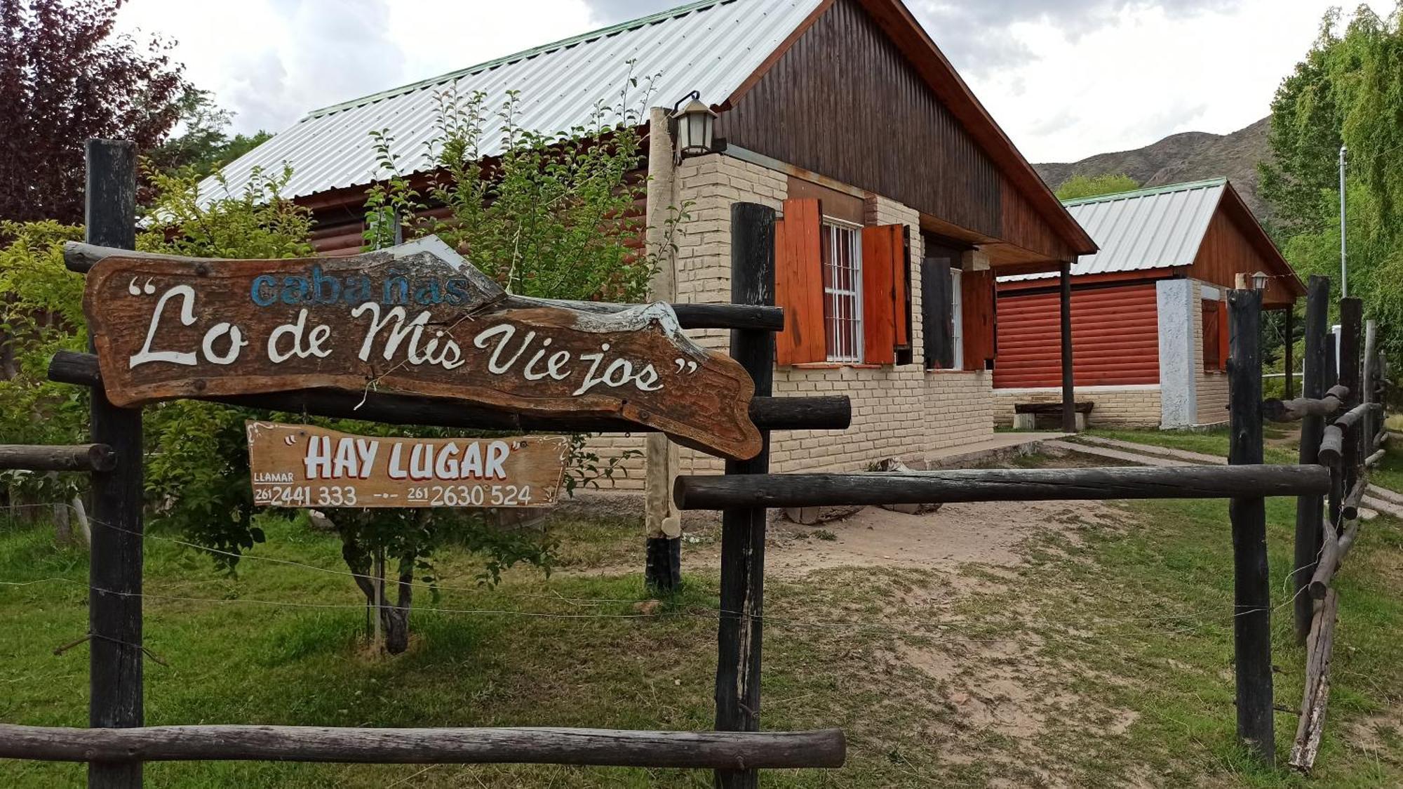 "Lo De Mis Viejos" Villa Potrerillos Eksteriør billede